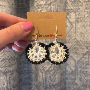Handcrafted crocheted earrings